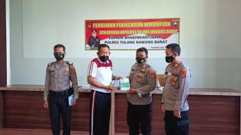Launching Buku Tracer, Kapolres Tubaba Harapkan Bhabinkamtibmas aktip terhadap masyarakat